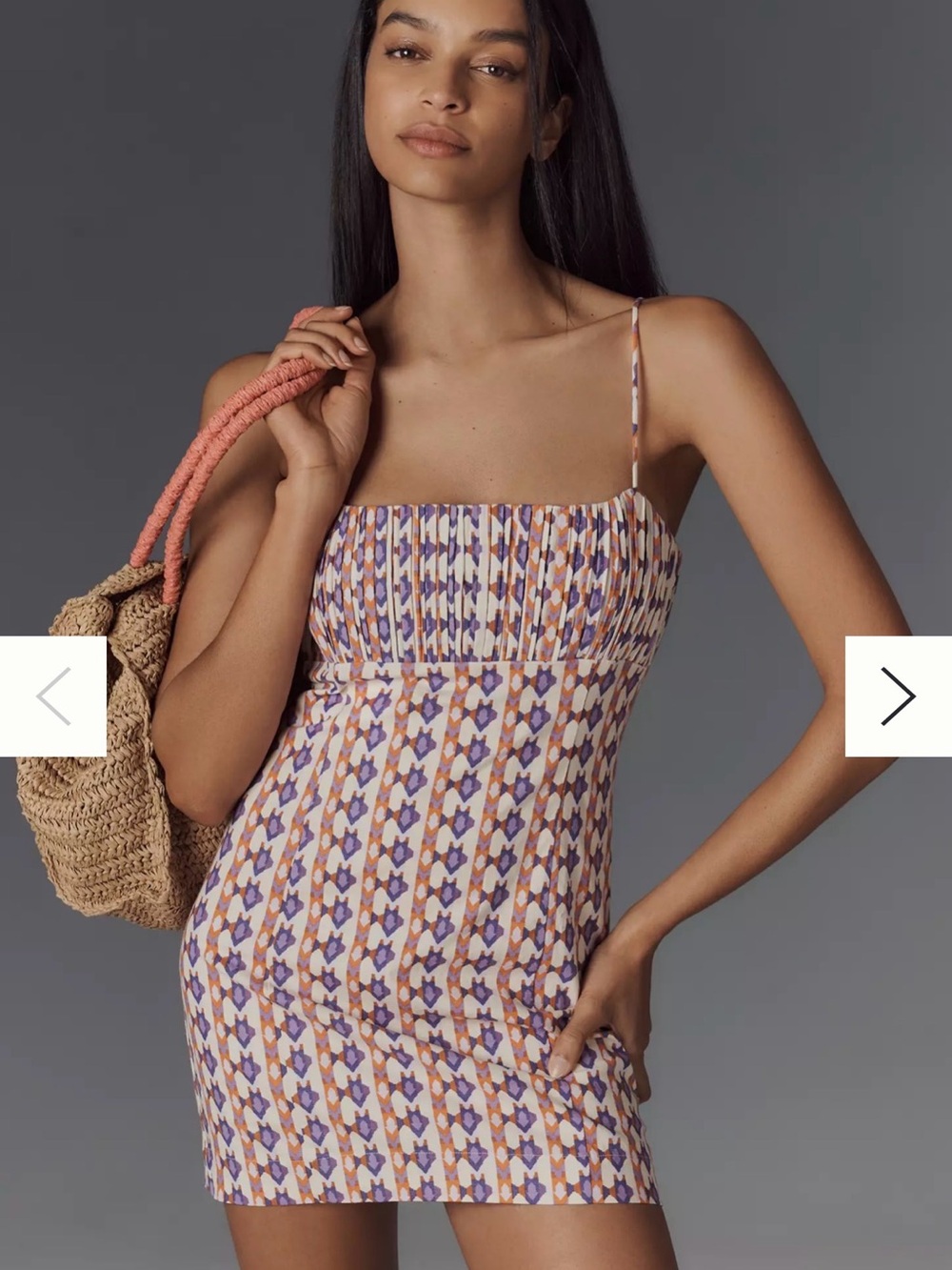 Maeve Sleeveless Linen Slim Mini Dress
